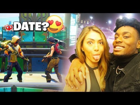 I Met a HOT Model on Fortnite and Took her on an EXPENSIVE Date! *LUCKIEST DAY EVER*