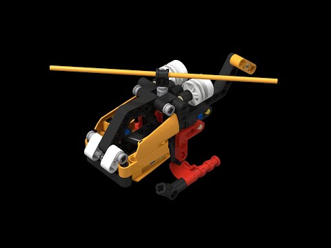 Lego Technic 42101 Funky Helicopter C-model