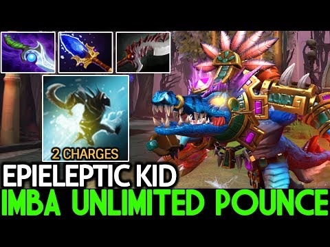 EPILEPTIC KID [Slark] Imba Scepter Unlimited Pounce WTF Can't Run 7.23 Dota 2