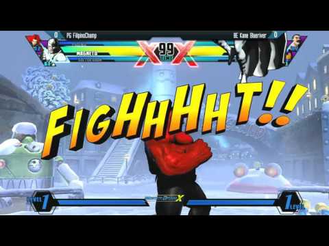 UMVC3: Winter Brawl X - Winners Final - PG FilipinoChamp vs BE Kaneblueriver - Top 8