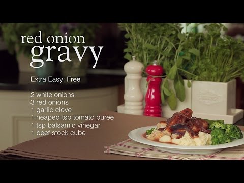 Slimming World Syn free red onion gravy recipe - FREE