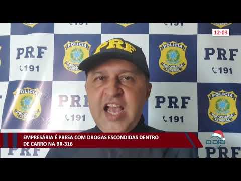 Empresária é presa com drogas escondidas em carro na BR-316 16 12 2020