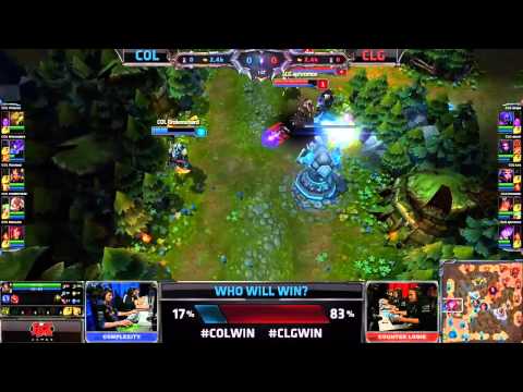 CLG Level 1 Turret Dive - CLG vs COL - LCS