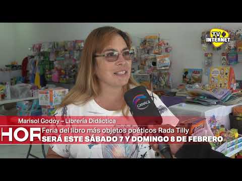 Feria del libro más objetos poéticos Rada Tilly