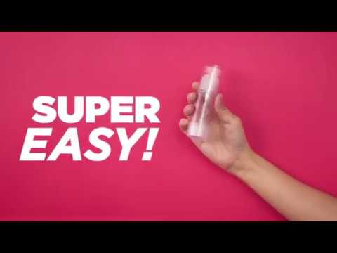 Part of a video titled HOW TO: Use Our Airless Pump Bottle! - YouTube