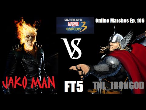 Jako Man VS TNL_IRONGOD FT5 (UMVC3 Online Matches Ep.106)
