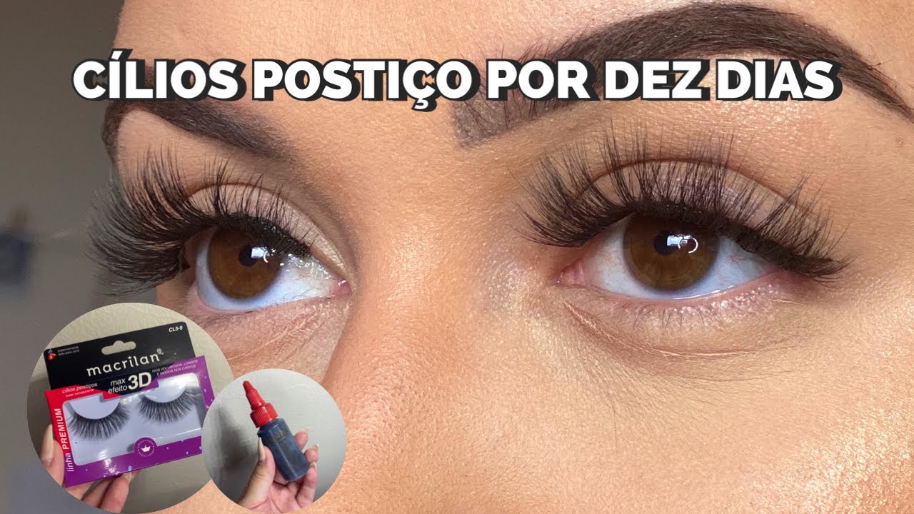 COMO COLOCAR CÍLIOS POSTIÇO E DEIXAR POR 10 DIAS LOOK FRANCES