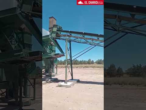 Finalizó el montaje de la planta de asfalto en General Acha