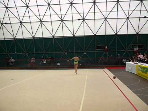 Sara Fariselli 1^classificata camp.reg.emilia romagna uisp palla 15 apr 2012