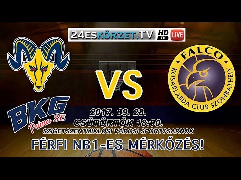 BKG PRIMA SE vs Falco-Vulcano Energia KC Szombathely NB1 férfi bajnoki kosárlabda mérkőzés