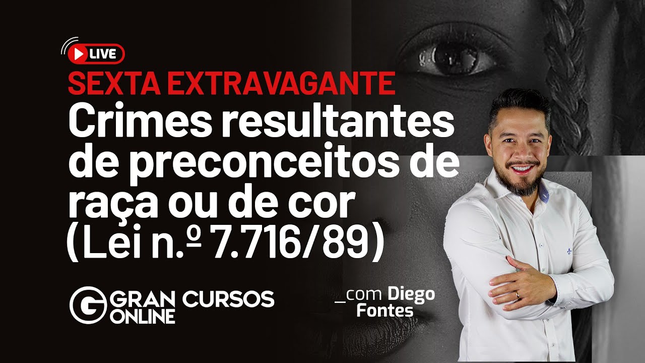 Sexta Extravagante #35:  Lei 7.716/89: Crimes resultantes de preconceito de raça ou cor