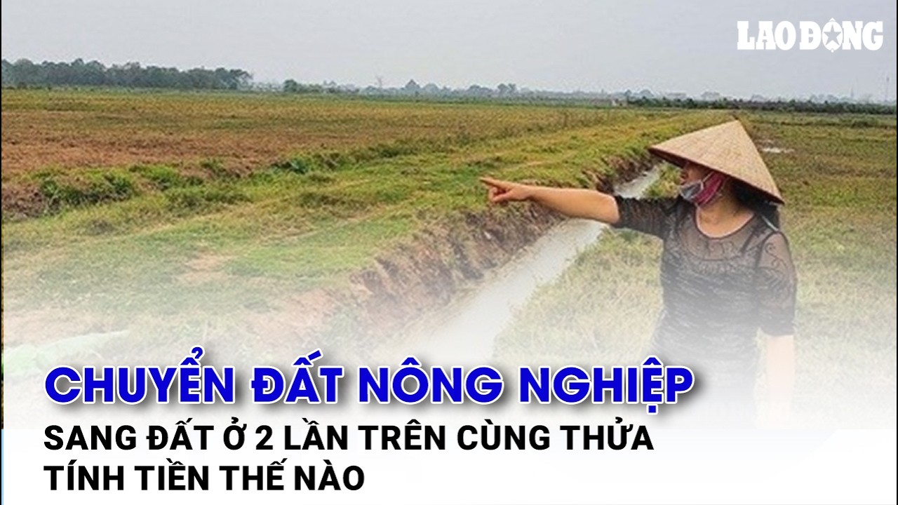 Chuyển đất nông nghiệp sang đất ở 2 lần trên cùng thửa tính tiền thế nào?