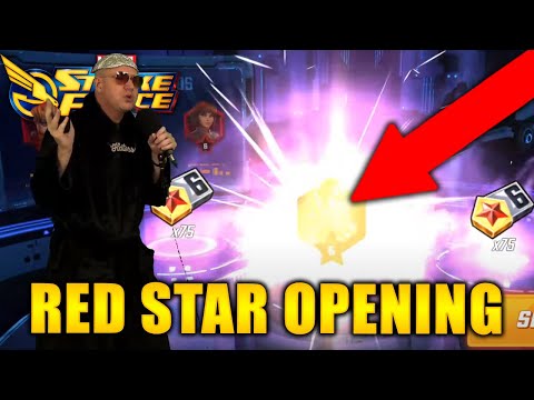 Massive Elite 5 Red Star Orb Opening for Red Guardian - MARVEL Strike Force - MSF