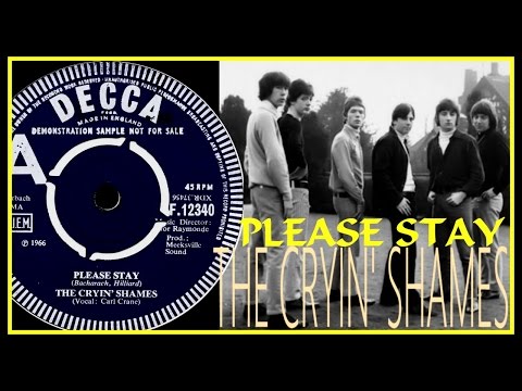 The Cryin' Shames - Please Stay / What's News Pussycat [Decca F12340] Feb 1966