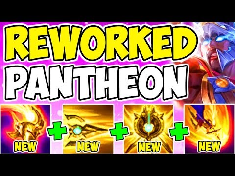 *NEW REWORK* EVEN MORE BROKEN PANTHEON LETHALITY ONESHOT BRUISER AD BUILD TOP League Of Legends S9