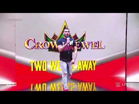 r truth confronts the miz,johnny gargano raw 10/24/22