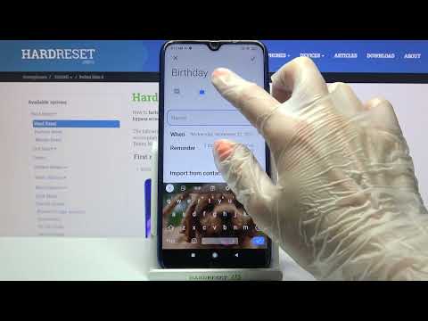 How To Add Event To Calendar in XIAOMI Redmi Note 8