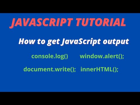 Javascript Output Innerhtml Window Alert Console Log