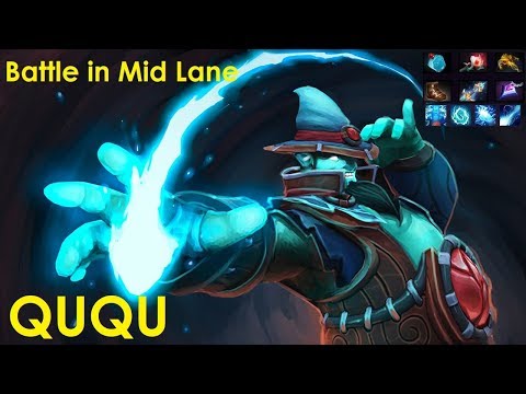 Dota 2 | QUQU: STORM SPIRIT vs TINKER: A Middle Lane Battle | Imba Carry Item Build