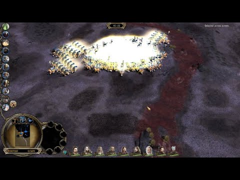THEODEN'S GREATEST GLORIOUS CHARGE OF ROHIRRIM! 8000 CP of rohirrim LOTR BFME 2 ROTWK  #lotrbfme