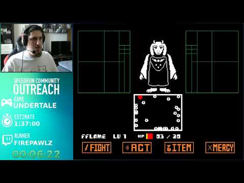 Speedrun Community Outreach - UnderTale by FirePawlz