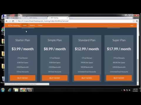 Learn How to Create a Web Hosting Template Part 5