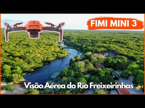 VISÃO AÉREA DO RIO FREIXEIRINHAS - Em Água Doce do Maranhão.
