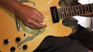 Video thumbnail for SOLD Epiphone ES339 P90 Pro natural very nice axe by Chingonas Guitars