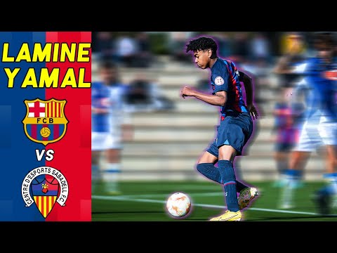 Lamine Yamal Fantastic Performance vs CE Sabadell Juvenil ⚽🎯