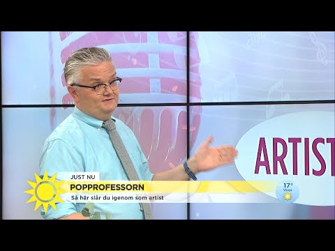 Popprofessorn tipsar – så här slår du igenom som artist  - Nyhetsmorgon (TV4)