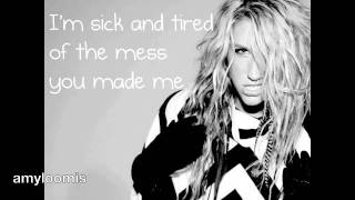 Ke$ha - Blind - Lyrics