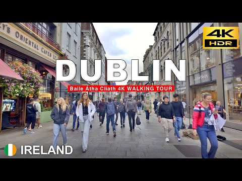 Dublin – 4K Walking Tour | A Summer Day Trip in Ireland’s Capital 🇮🇪 Aug 2025 [4K HDR]