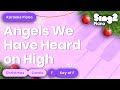 Angels We Have Heard On High (Piano Karaoke Instrumental) Key of F