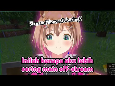 Reasons Why Risu Plays Minecraft Off-stream More Often [Ayunda Risu/Hololive ID]