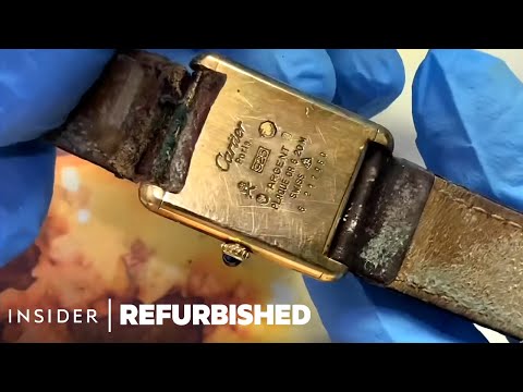 How A $3,000 Cartier Watch Is Professionally Restored | Refurbished | Insider