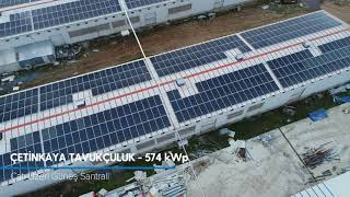 SYS ENERJİ - KONYA - ÇETİNKAYA TAVUKÇULUK 574 kWp Çatı Üzeri Güneş Santrali