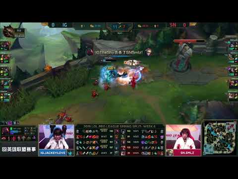 THESHY SION vs SMLZ EZREAL | LCK SPRING 2019: IG vs SN