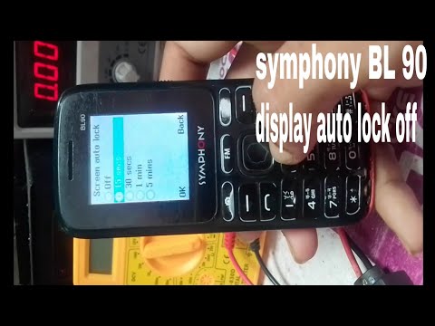 Symphony button mobile BL90 auto screen lock off/Lock on off 2020/keypad phone lock on off/ BL 90