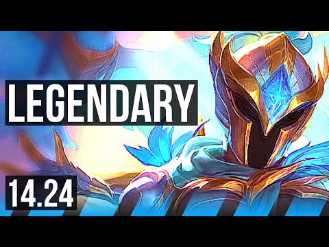 QUINN vs AZIR (MID) | Legendary, 700+ games | KR Master | 14.24