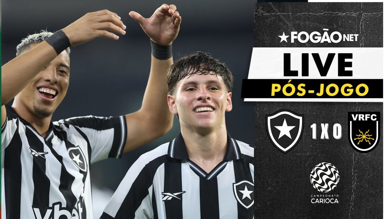 LIVE | Pós-jogo e repercussão da vitória do Botafogo sobre o Volta Redonda no Carioca 2026