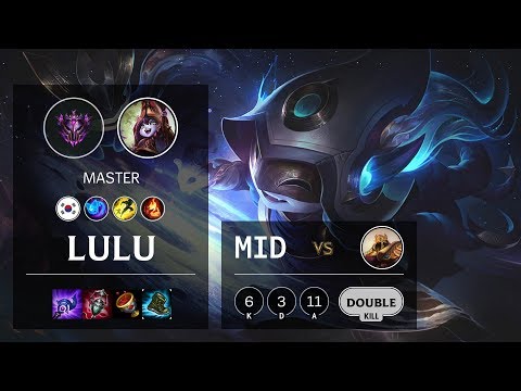 Lulu Mid vs Azir - KR Master Patch 10.8