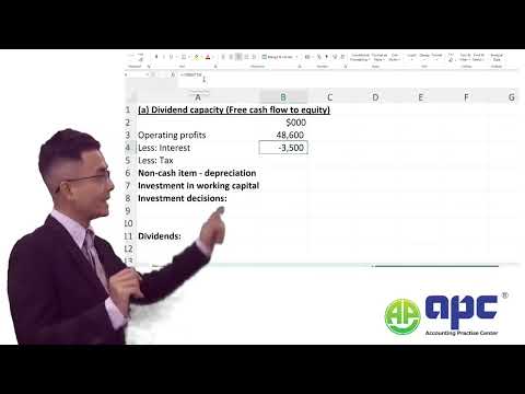 Study ACCA | Dividend Capacity (Advanced Financial Management/AFM) Past Exam Q:Lirio