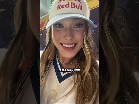 Eileen Gu joined the party in Singapore 🤩 #F1 #RedBullRacing #SingaporeGP
