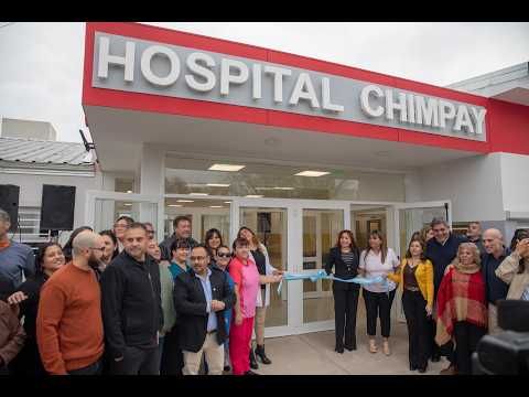 "A partir de hoy, Chimpay tiene el hospital que se merece"