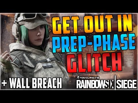 (OP) RIDICULOUS WALL-BREACH AND GET OUTSIDE DURING PREP PHASE GLITCH ON CHALET (Rainbow Six Siege)