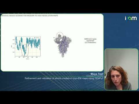 Maya Topf - Refinement and validation of atomic models in cryo-EM maps using TEMPy2 - IPAM at UCLA