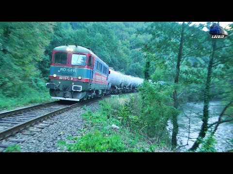 LDE2100 60-1573-9 & Marfar GFR Tanker Train in Defileul Crisului Repede Canyon - 26 September 2018