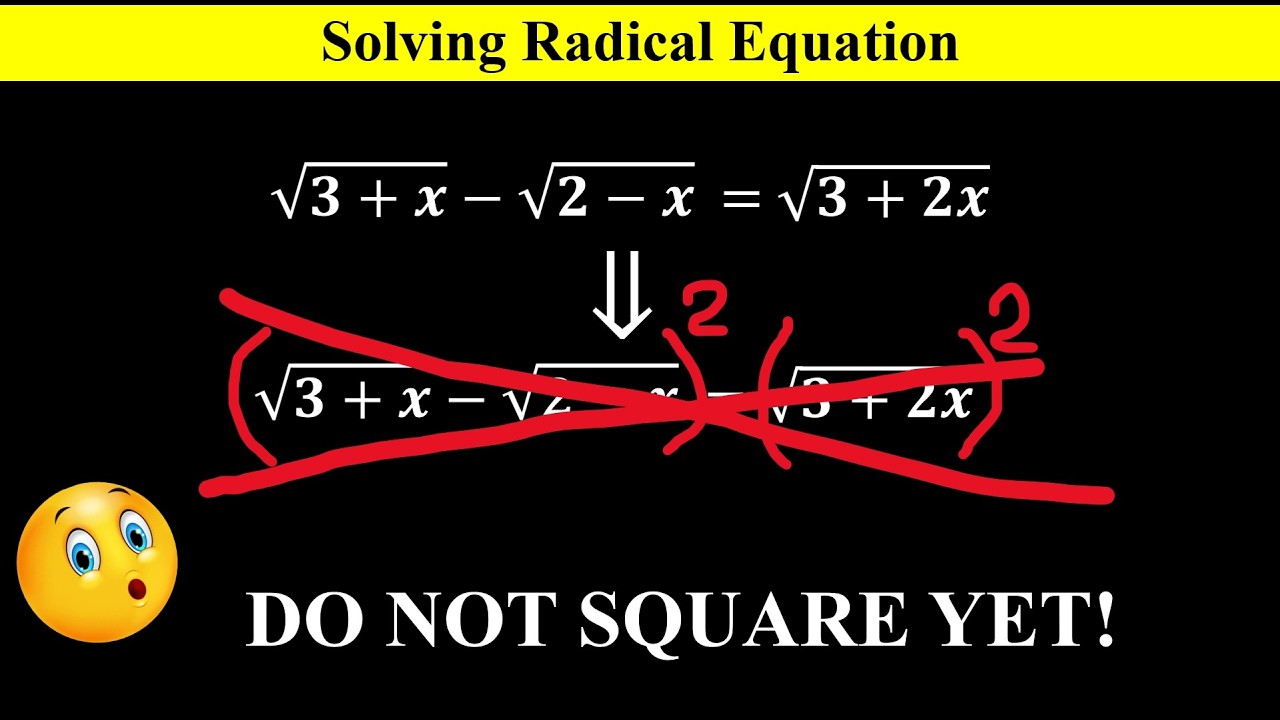 Can You Solve This Three Square Roots Equation? Check Yourself!
