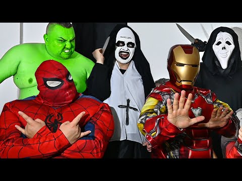 Superheroes VS Ghostface VS The Nun