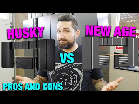 Husky heavy duty vs New Age pro garage cabinets. Which should you choose? Review